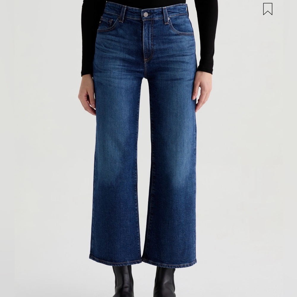 AG Adriano Goldschmied Dark Blue Saige Jeans